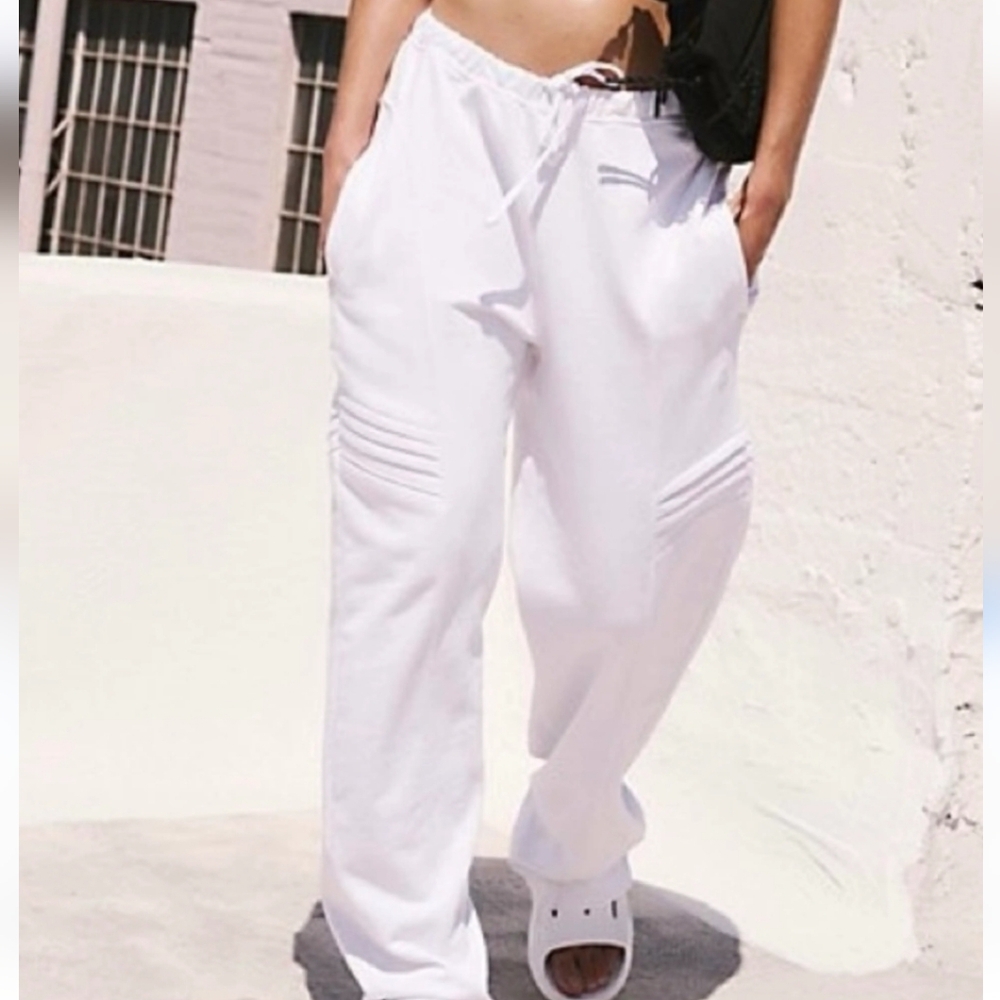 Nwot Free People Loose Fit Sweatpants Small White